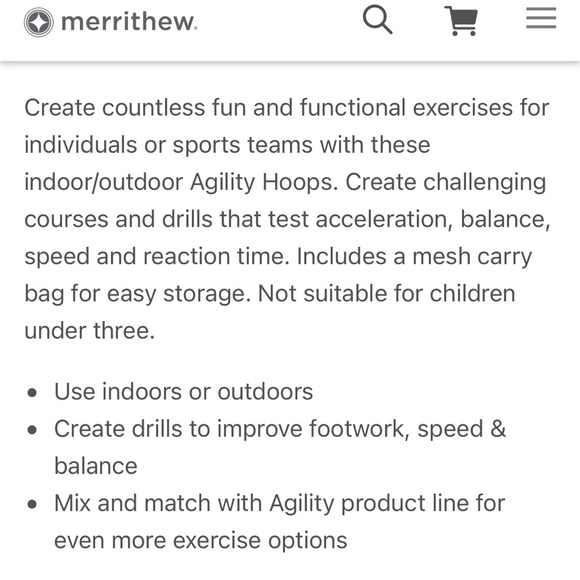 NWT Merrithew Agility Hoops, Set of 12 • Sports Agility Speed Training - Picture 4 of 5